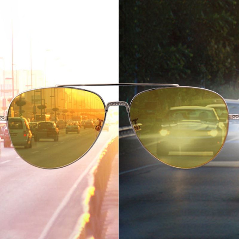 Naočale Protiv Odsjaja Za Noćno Gledanje Sa Žutim Polariziranim Lećama I Sunčane Uv Zračenja 400 Za Muškarce Za Noćnu Vožnju Na Otvorenom