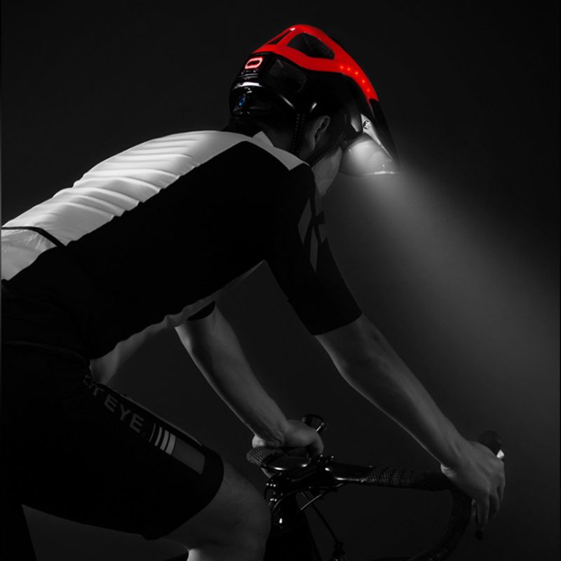 Rockbros Biciklistička Kaciga Otporna Na Udarce S Noćnim Svjetlom Upozorenja Prozračne Biciklističke Kacige Za Odrasle S Podesivim Prednjim Svjetlima