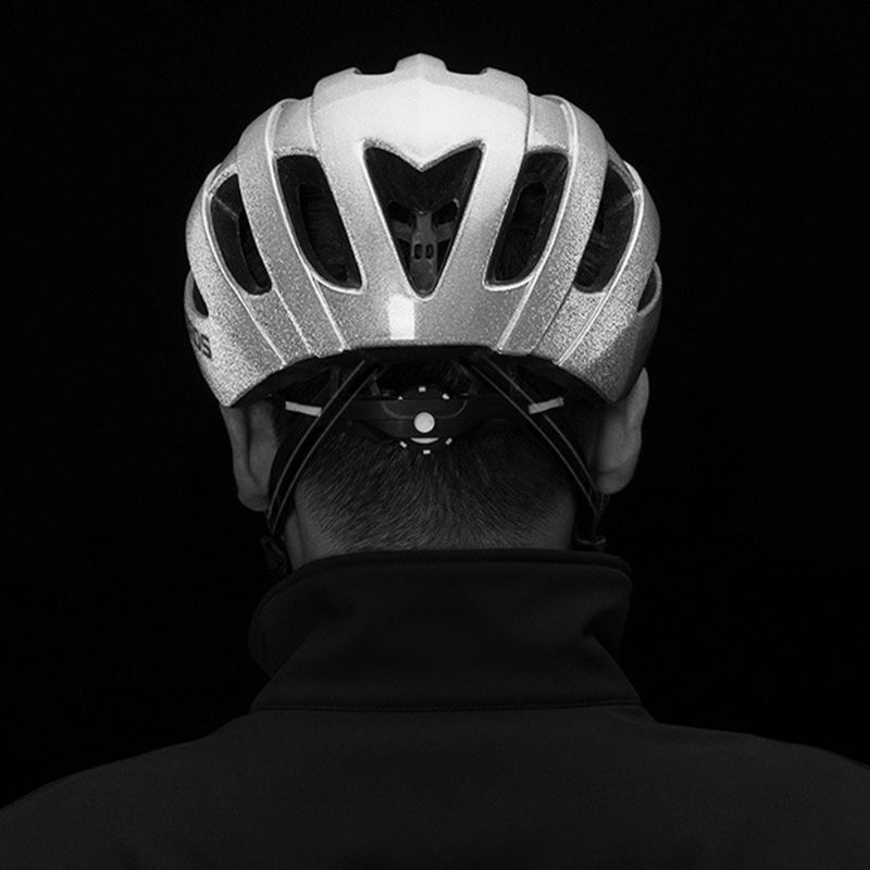 Rockbros Reflektirajuća Kaciga Za Vožnju Upozorenja Biciklistička Za Noćnu Integrirana Muška Za Po Planinskoj Cesti