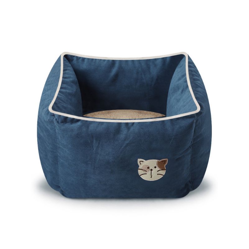 Mačji Topli Duboki Krevet Za Spavanje Meka Sofa Cat Nest Lounge S Antilopom I Berberskim Flisom