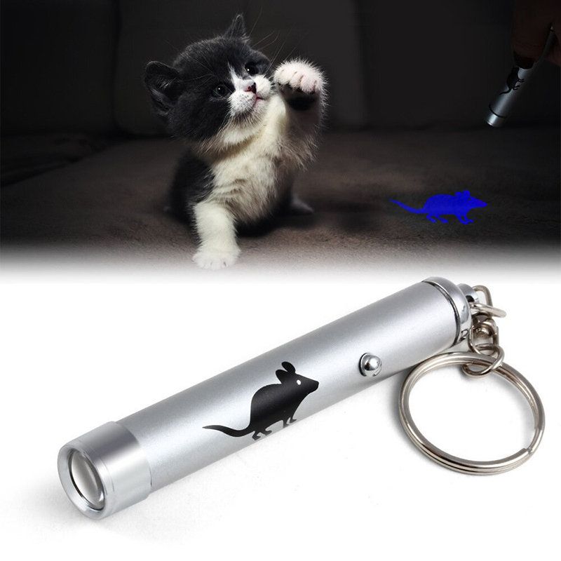 Prijenosne Kreativne Smiješne Igračke Za Mačke S Led Laserskim Pokazivačem Svjetlosna Olovka