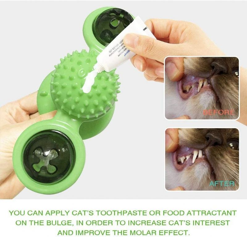 Rotirajući Okretni Stol Igračka Za Mačke Usisna Čašica Za Kućne Ljubimce Za Češanje Češlja Za Četkanje Zubi
