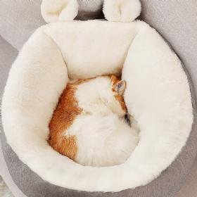 Uklonjive I Perive Vreće Za Spavanje Za Kućne Ljubimce Mačja Soba U Obliku Ušiju S Dizajnom Vezenja