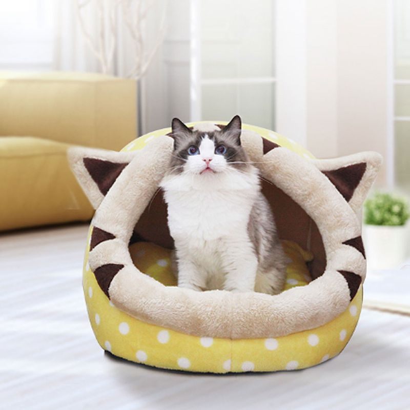Životinjski Oblik Luksuzni Krevet Za Kućne Ljubimce Pas Mačka Gnijezdo Za Štene Meko Spavanje Mačje Za Grijanje