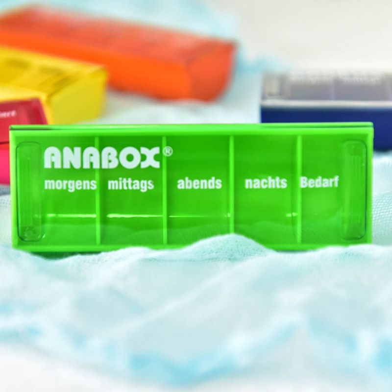 Anabox Prijenosna Mala Kutija Za Tablete Otporna Na Vlagu Tjedno Pakirana Zasebna Medicinska