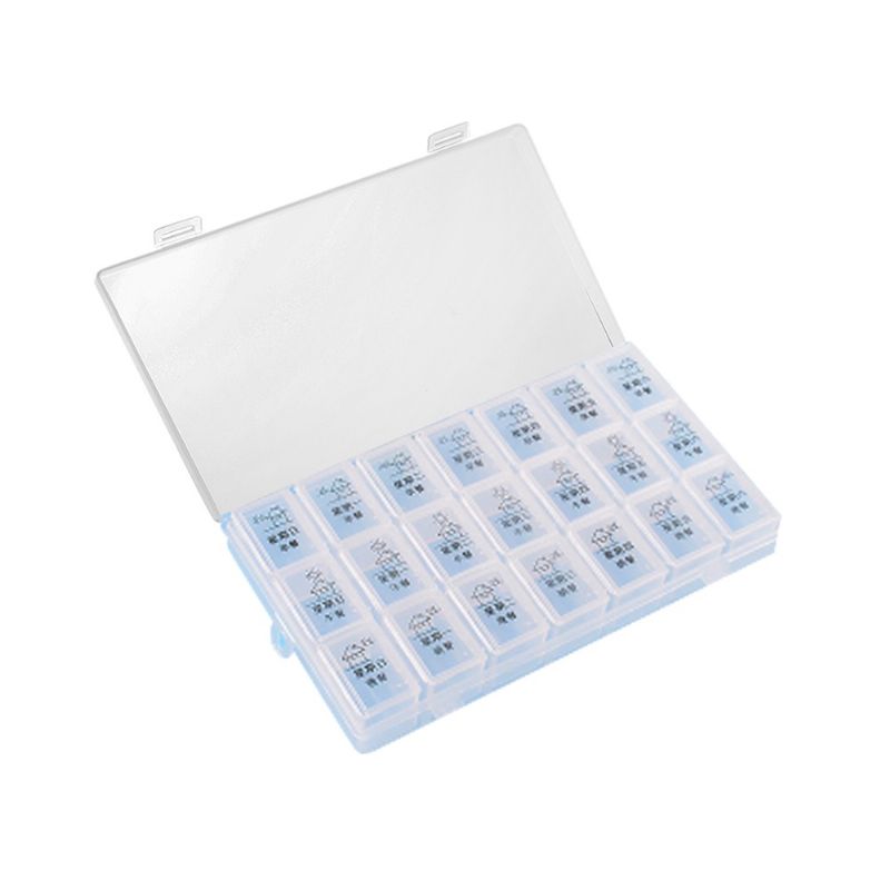Izuzetno Veliki 7-dnevni Tjedni Organizator Tableta S Vodootpornom Kutijom Može Se Koristiti Kao Uklonjiva Kutija Za Dnevne Tablete