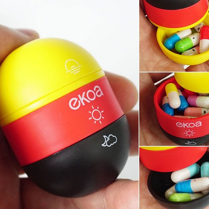 Japanska Kutija Za Nošenje Tableta U Obliku Kapsule Slatki Organizator Prijenosna Za Tablete Za Vitaminske Lijekove