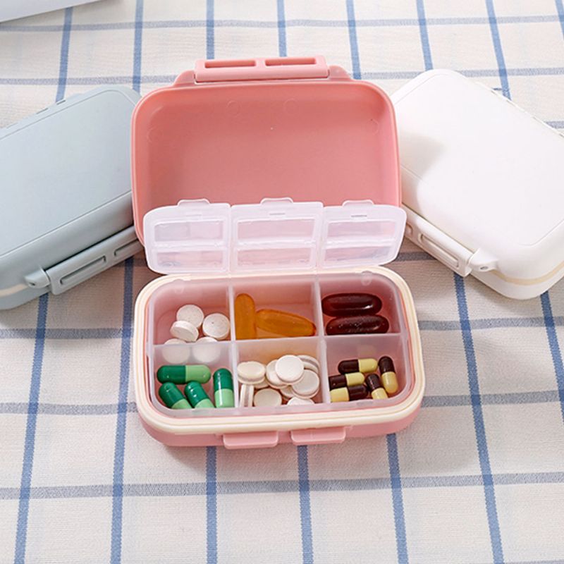 Jednotjedno Dnevno Zatvaranje Kućišta Za Pilule Dozator Prijenosna Mini Kutija Za Pohranu Pp Mali Spremnik Za Lijekove Nakit Vitamin