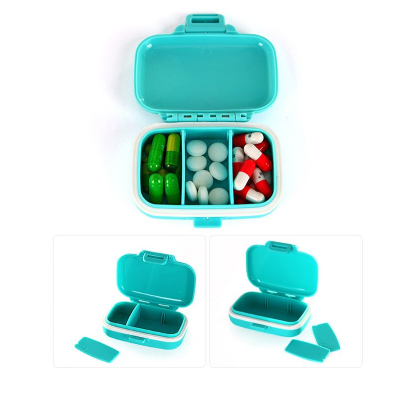 Kutija Za Lijekove Bez Mirisa Za Hranu Zatvorena Brtva Za Tablete Odvojivi Umetak Tjedna Za Za Stariju Djecu Uredski Službenik