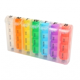 Kutija Za Pilule S Kreativnim Dizajnom Opružni Tip 28 Odjeljaka Odvojiva Plastična Za Pohranu Medicinskih Slatkiša