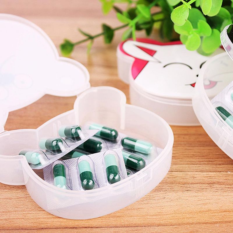 Kutija Za Pilule Sa Slatkim Životinjama Mini Crtani Životinjski Uzorak Za Pohranu Pilula Za Djecu