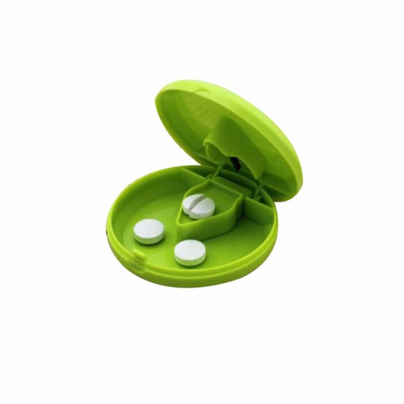 Kutija Za Rezanje Tableta Za Pohranu Lijekova Prijenosni Plastični Rezač Za Tablete Razdjelnik