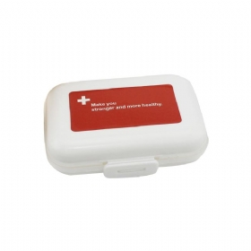 Kutije Otporne Na Prašinu Za Pohranu Lijekova S Križnim Naljepnicama Prijenosna Kutija Za Tablete S 8 Rešetki Za Tjedne