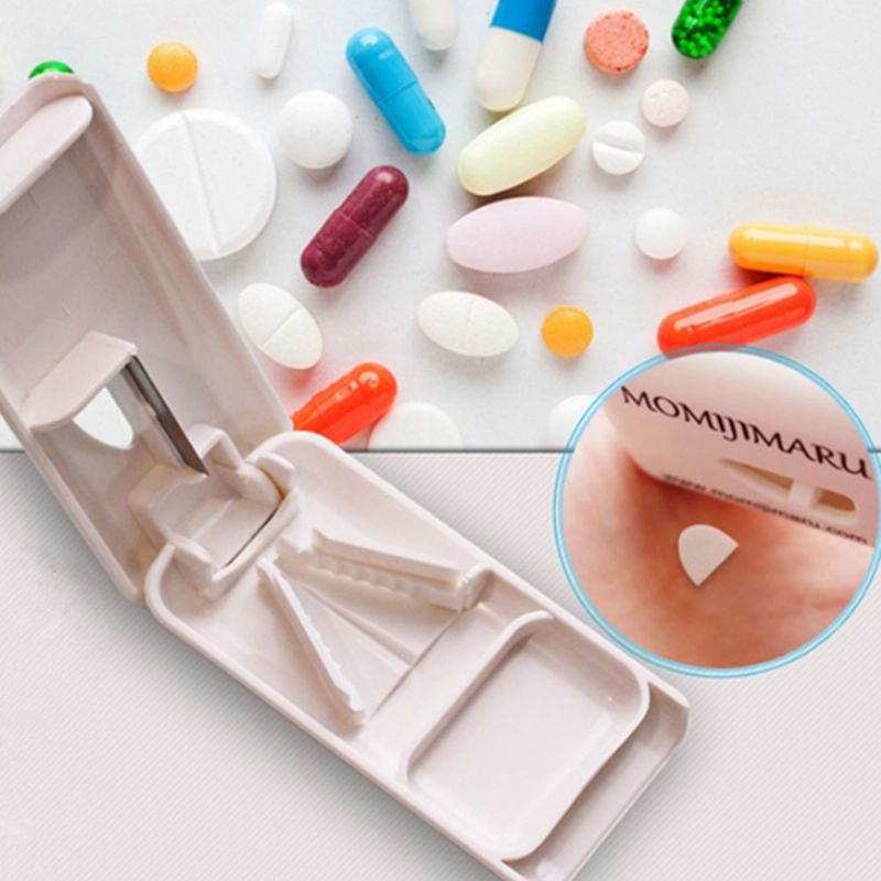 Materijal Prihvatljiv Za Okoliš Uređaj Za Izdavanje Tableta Višenamjenska Kutija Za Rezanje Lijekova Lagani Razdjelnik Za Medicinske Tablete