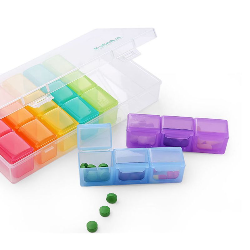 Mini Plastična Kutija Za Lijekove Za Pilule I Tablete Plastični Spremnik Za Jednotjedni Organizator Za