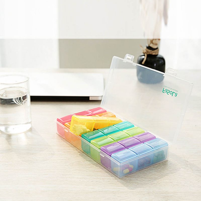 Mini Plastična Kutija Za Lijekove Za Pilule I Tablete Plastični Spremnik Za Jednotjedni Organizator Za
