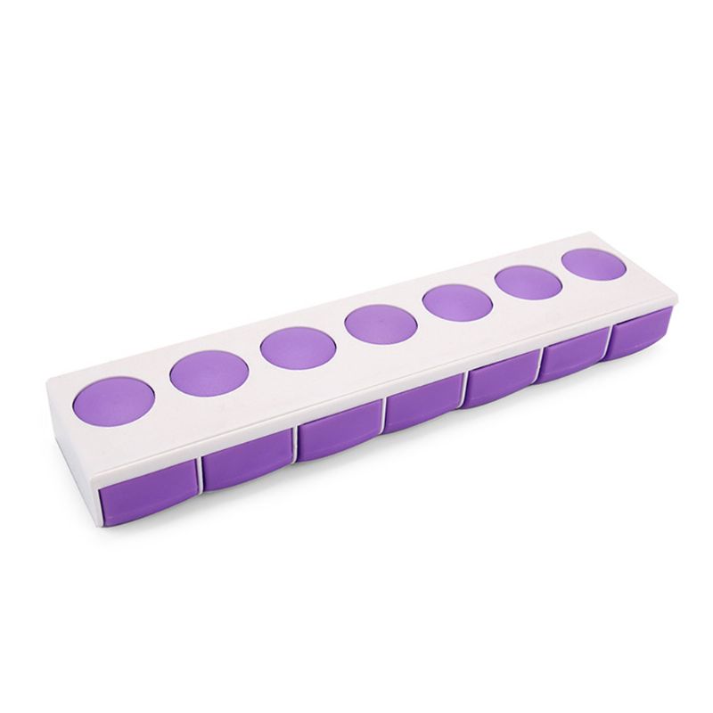 Mini Plastična Kutija Za Pilule Prijenosna Posuda Za Od Pp Materijala S Oprugom Za 7 Dana Mala Za Pohranu Sa 7 Segmenata