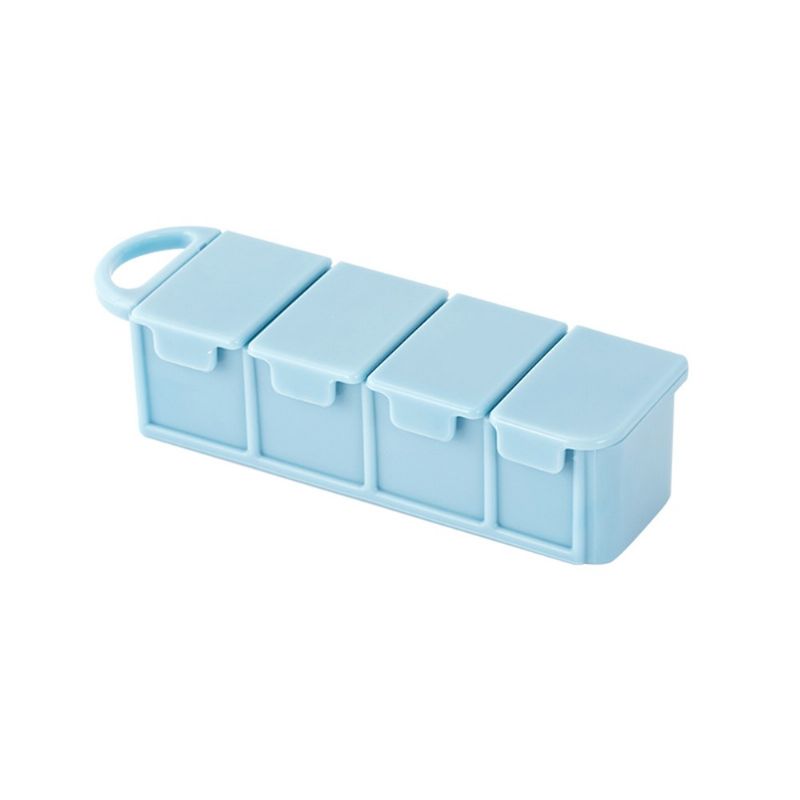 Mini Prijenosna Putna Kutija Za Tablete S 4 Utora Idealna Za Pohranu Tableta Vitamina