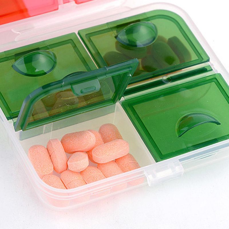 Pp Prijenosna Kutija Za Tablete Za 7 Dana Upotrebe 7 Odjeljaka Mini Za Lijekove Božićni Stil Putna Vanjska Za