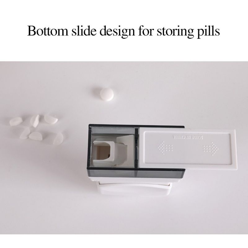 Praktični Rezač Tableta Press Pill Splitter Sa Skrivenom Oštricom Od Nehrđajućeg Čelika Za Sigurnu Upotrebu