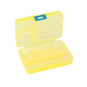 Prijenosna Kutija Za Tablete S Prozirnim Poklopcem I 9 Odjeljaka Tjedni Organizator Za Za Putovanja Za Torbicu Ili Džep