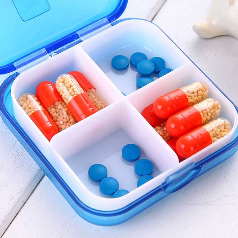 Prijenosna Mala Kutija Za Organiziranje Tableta Za Pilule Otporna Na Vlagu Za Vitamine Riblje Ulje Dodaci Lijekovi Za Lijekove