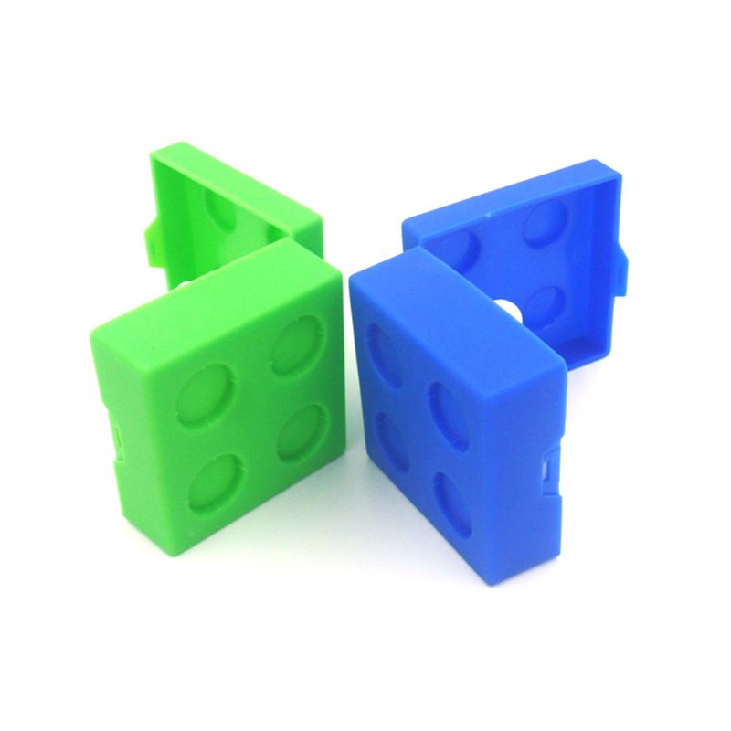 Šareni Građevni Blokovi Kutija Za Pilule Mini Dodaci Za Pohranu Slatki Tablet Organizator Za Lijekove Spremnik