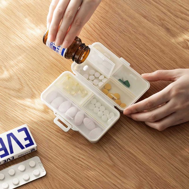 Sedmodnevni Dozator Kutije Za Tablete Prijenosni Organizator Tableta Za Putovanja Mini Spremnik Za Lijekove Sa 7 Podkutija