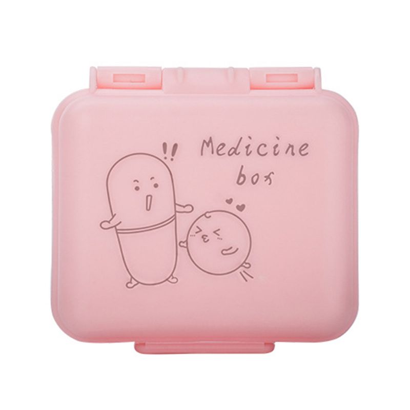 Slatka Kutija Za Tablete Prijenosna Sa 7 Odjeljaka Vitaminski Plastični Organizator Za Bez Bpa Za Stariju Djecu