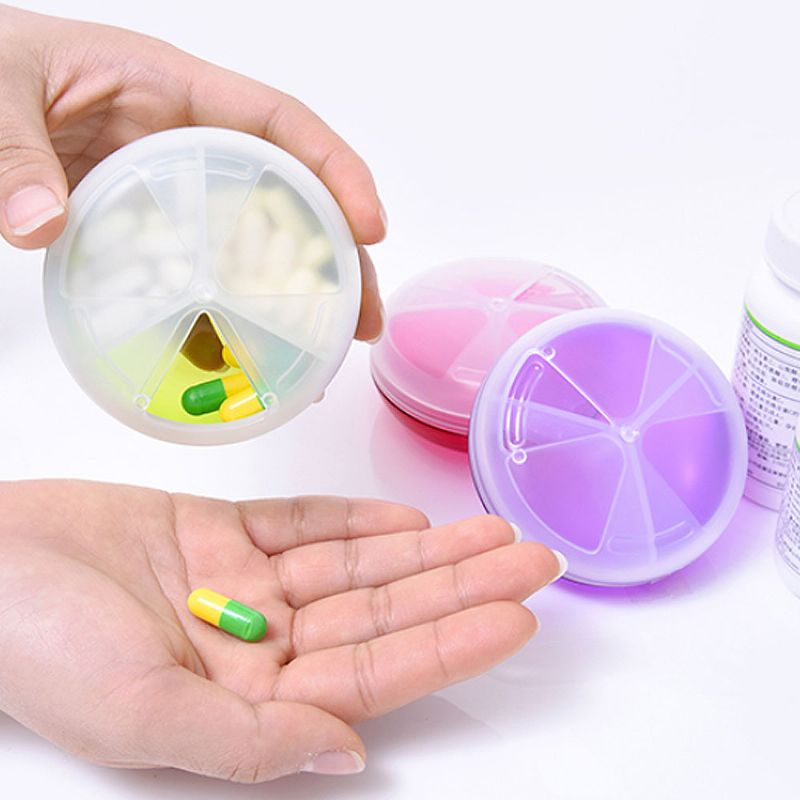 Troslojna Sklopiva Kutija Za Tablete Tjedna Za Lijekove Mini Modna Za Žvakaće Gume