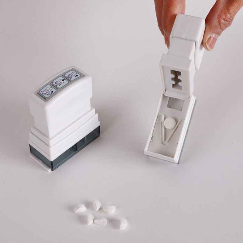 Ultra Pill Cutter Seal Medicine Box Splitter Safety Tablet Za Rezanje Malih I Velikih Tableta Na Pola
