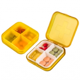 Vodootporna Tjedna Kutija Za Pilule Otporna Na Vlagu Višenamjenska Za Lijekove Čiste Boje