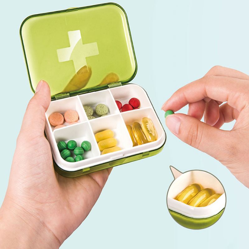 Vodootporna Tjedna Kutija Za Pilule Otporna Na Vlagu Višenamjenska Za Lijekove Čiste Boje