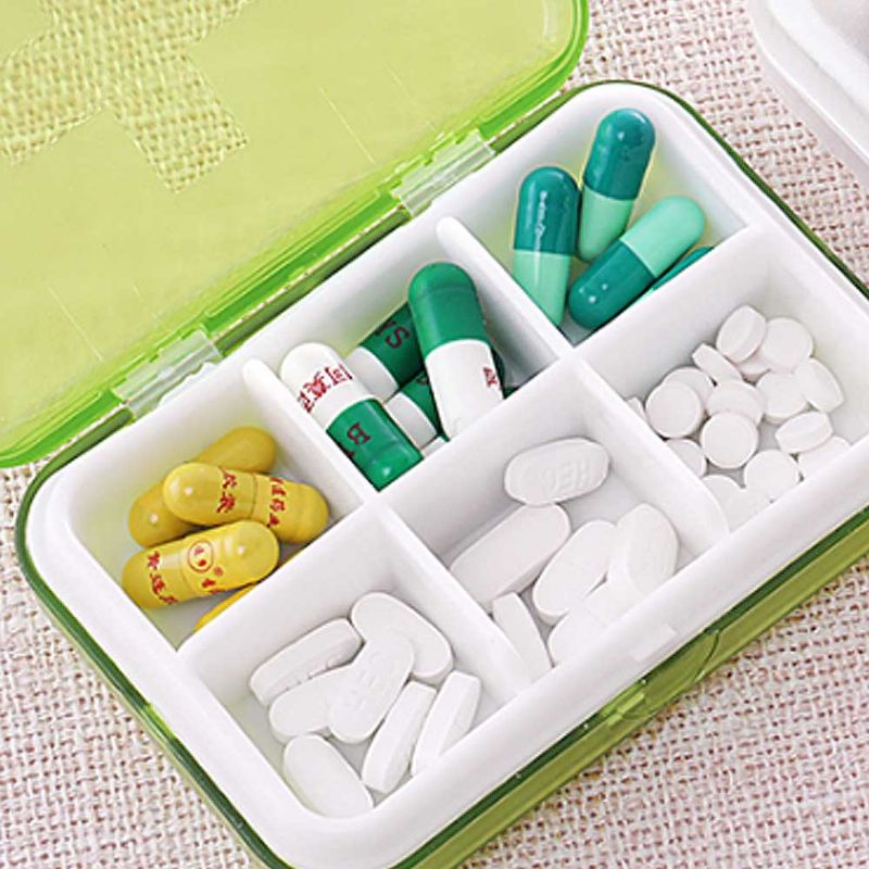 Vodootporna Tjedna Kutija Za Pilule Otporna Na Vlagu Višenamjenski Organizator Za Čista Boja Za Lijekove S Velikim Kapacitetom