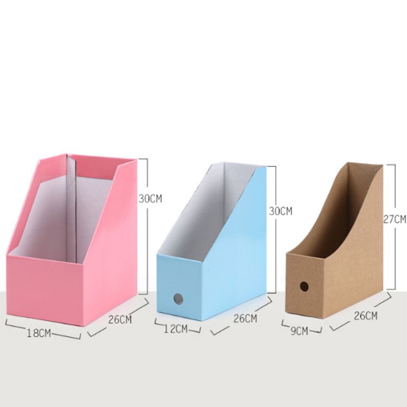 Valoviti Papir Desktop Receiving Box File Box Shelf Folder Box Columne