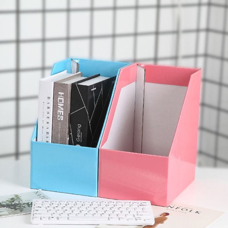 Valoviti Papir Desktop Receiving Box File Box Shelf Folder Box Columne