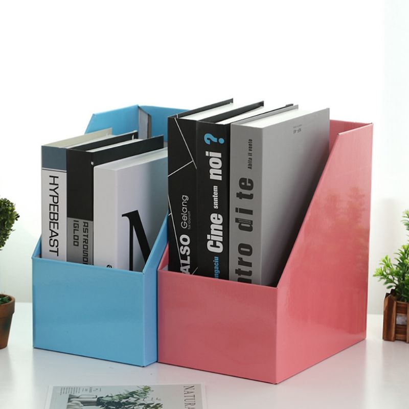 Valoviti Papir Desktop Receiving Box File Box Shelf Folder Box Columne