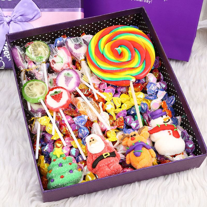 Elegantna Poklon Kutija Za Uskršnje Slatkiše Za Djecu Šećerna Vuna Marshmallow Lollipop Čokolada