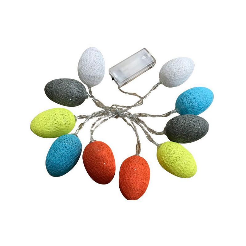 Žaruljice Za Uskršnja Jaja Pamučni Konac Na Baterije Led Žaruljica Za Jaje Dekoracija Za Kućne Zabave