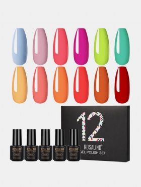 12pcs Set Gel Laka Za Manikuru Uv Boje Gel Lak Za Nokte Set Polutrajnog Gel Za