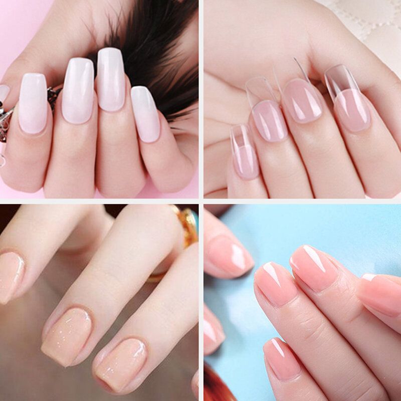 4pcs Jelly Gel Set Za Nadogradnju Noktiju Soak Off Quick Builder Crystal Gel Nail Art Gel Kit