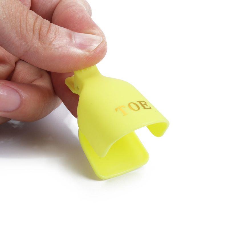 5 Komada Plastičnih Nožnih Prstiju Soak Off Cap Clip Skip Za Uklanjanje Gel Laka Za Nokte Fixed Nail Pamuk Za Alat Za Art