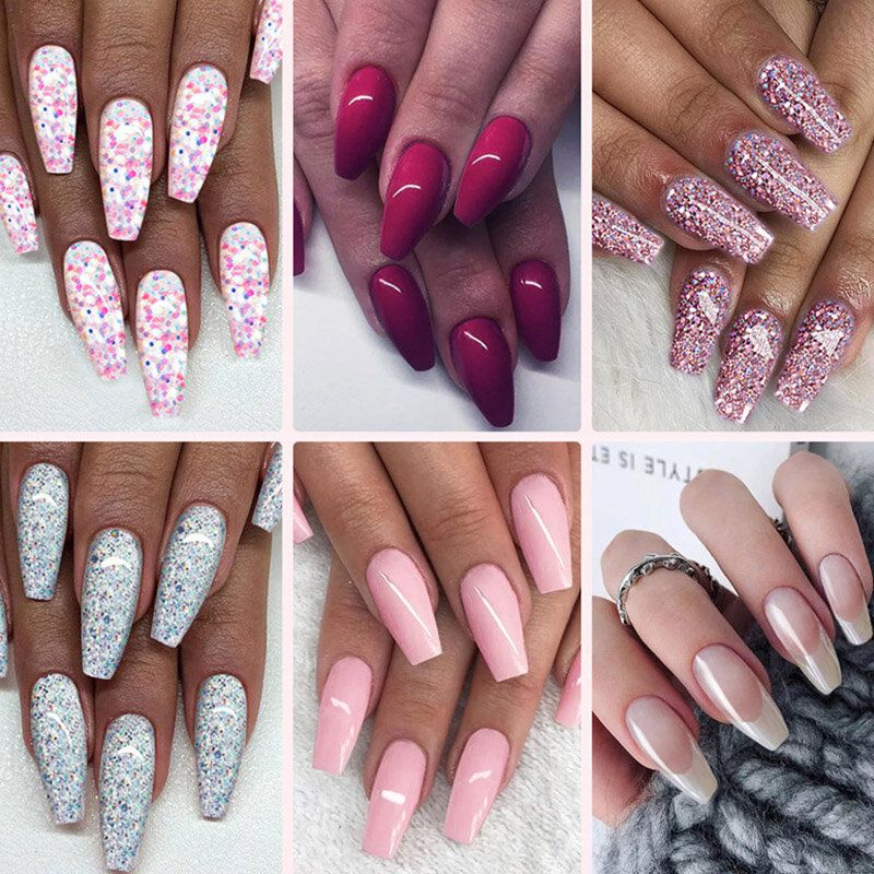 6 Kom Sjajnih Poli Svjetlucavih Gelova Za Nadogradnju Manikura Nails Art Design Set Polutrajnih Uv Gel Lakova Za Nokte