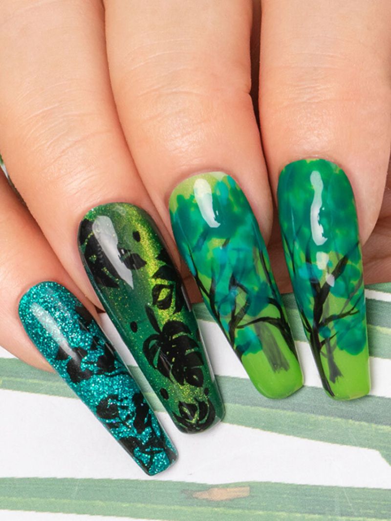 7 Ml Forest Green Series Gel Za Lak Za Nokte Gel Za Fototerapiju Za Manikuru Polutrajni Uv Gel Za