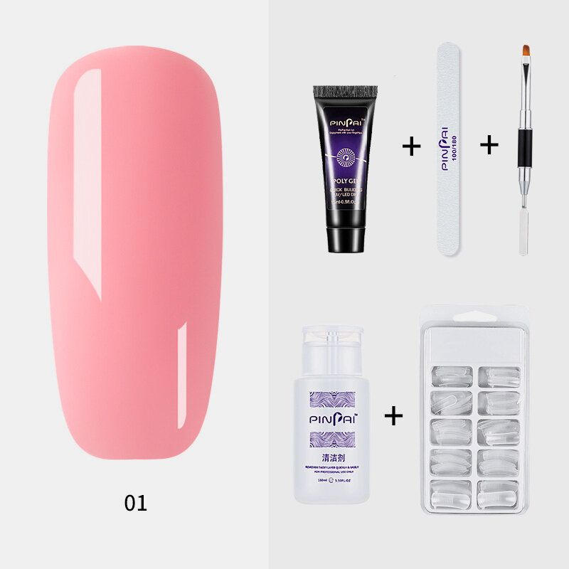 9 Boja Nail Extension Gel Art Specijalni Set Čvrsti Brzosušeći Modeli Set Gelova Za Nadogradnju