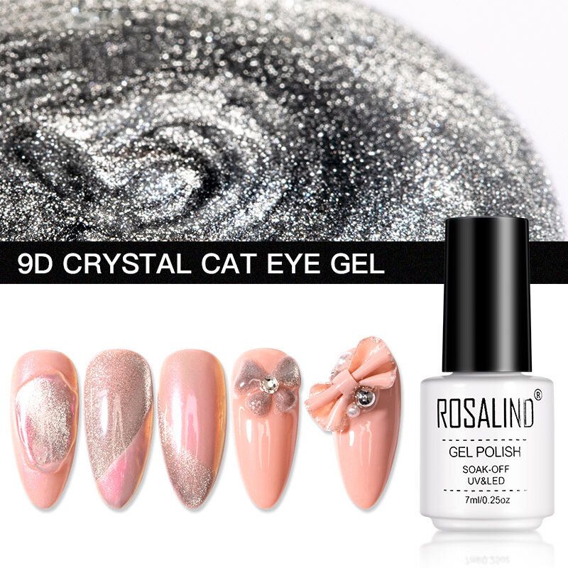 9d Crystal Cat Eye Gel 7ml Lak Za Nokte Sve Za Manikuru Polutrajni Soak Off Uv Lampa Gel Potreban Magnetski Štapić