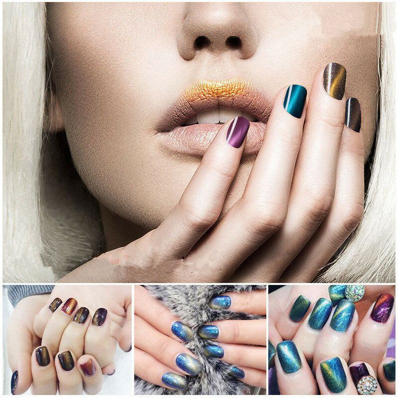 Cat Eye Lak Za Nokte Uv Gel Lak Nail Art Dugotrajan 12 Ml 16 Boja