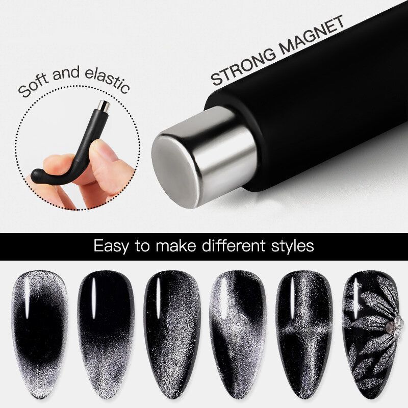 Cat Eye Magnet Spar Uv Gel Polish Specijalni Mekani Elastični Elegantni Cilindrični Snažni Magnetni Alat Za Nokte