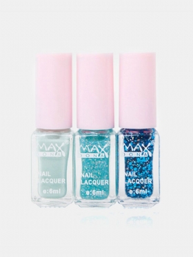 Maxdona 3 Boje/komplet Lakova Za Nokte Gradient Color Cocktail Magic Nails Gel