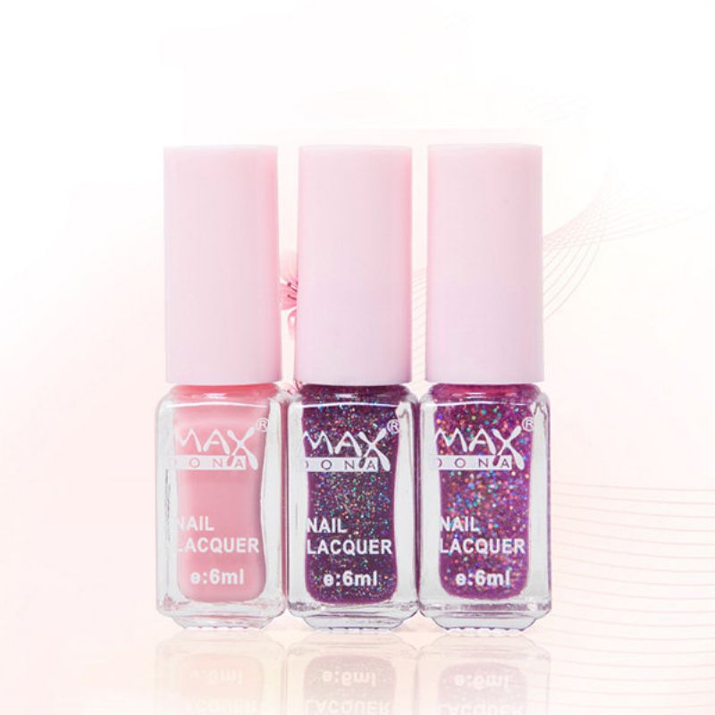 Maxdona 3 Boje/komplet Lakova Za Nokte Gradient Color Cocktail Magic Nails Gel